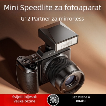 Bljeskalica za hot-shoe i rasvjeta za kamere bez ogledala — Sony, Fujifilm, Canon, Nikon, Panasonic, za prijenos uživo
