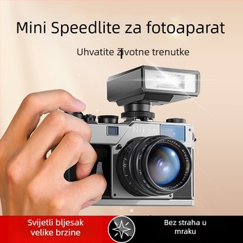 Bljeskalica za hot-shoe i rasvjeta za kamere bez ogledala — Sony, Fujifilm, Canon, Nikon, Panasonic, za prijenos uživo