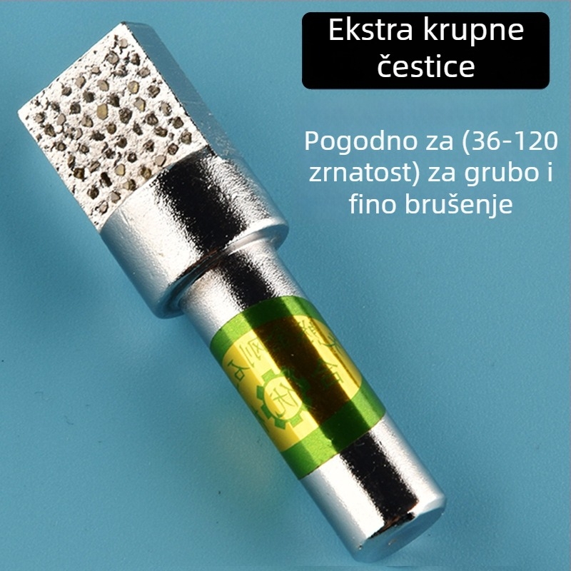 Diamantski završni alat s aluminijskom kvadratnom glavom