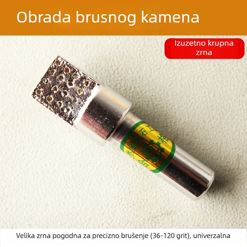 Dijamantna olovka za brušenje s kružnim diskom, ručna; T-oblik legure kvadratna glava za oblikovanje; alat za oblikovanje; dijamantni korekcijski mlinski kamen; ravna glava