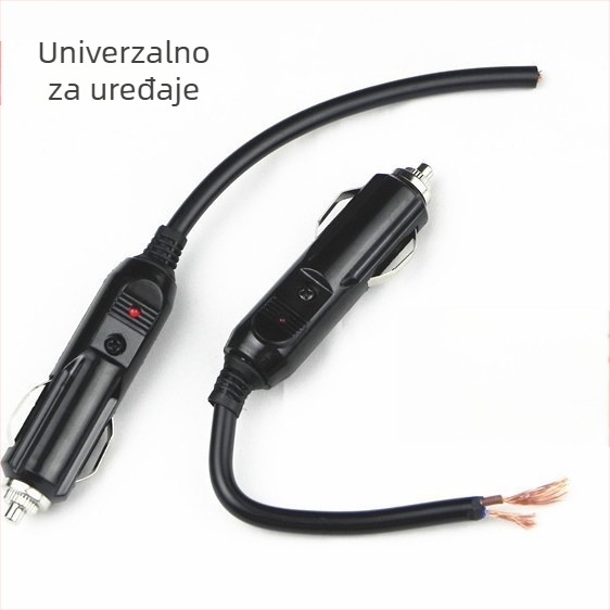 Automobilski utikač za upaljač (muški), s indikatorskim svjetlom, 20A