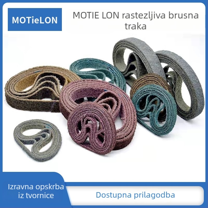 Nylon abrazivna traka 30x533 mm za metalnu obradu, 3M/Italija BBLARC, poliranje nehrđajućeg čelika s netkanim materijalom