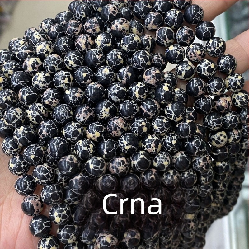 Sintetičke carske kamen perle, šarene okrugle perle carske turkiz boje za nakit, morski sediment