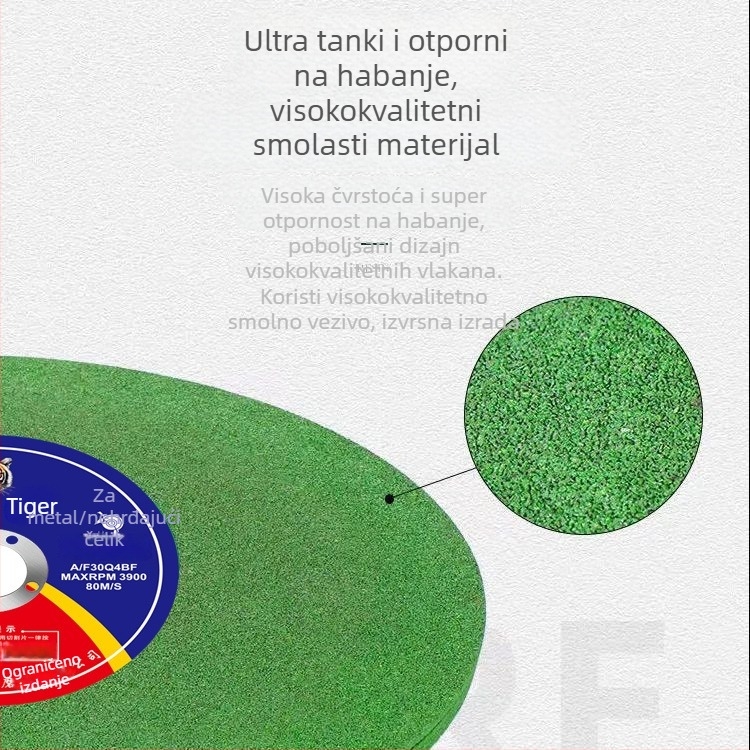 355/405 mm smolom vezan brusni disk za nehrđajući čelik – disk za rezanje metala