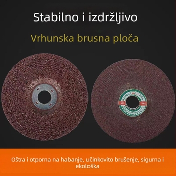 Lu Shark 100-zrnati brusni diski za kutnu brusilicu, smolom povezani metalni polirajući diski, diski za poliranje nehrđajućeg čelika