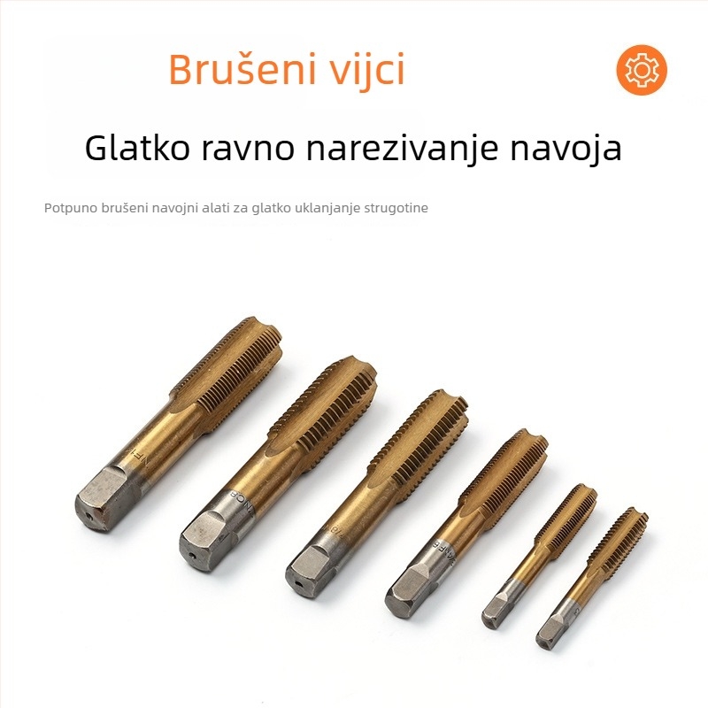 South Blade 20-dijelni set za navoj – metrički i inčni navoj, bušilice za navoj i ručni alat za unutarnji navoj