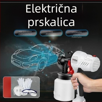 Automatski prijenosni električni pištolj za prskanje za unutarnje temeljenje i završnu boju