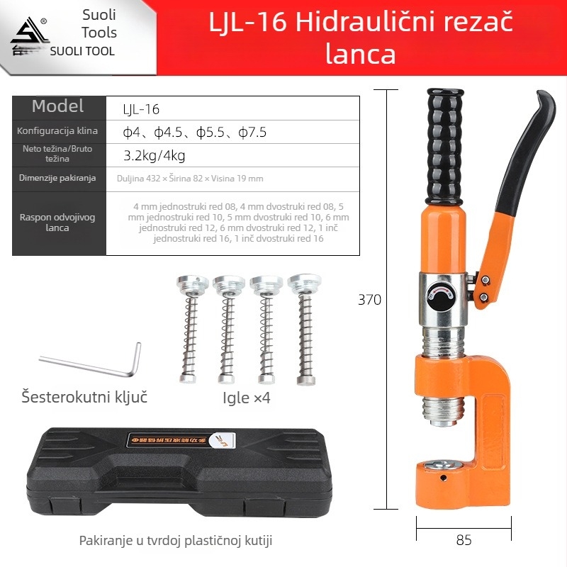 LJL-8 hidraulični razbijač lanaca s ručnim režimom — višenamjenski alat za brzo rezanje i demontažu lanaca