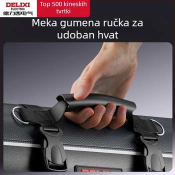 Delixi torba za alate za električare – rolna torba za alate, kompaktna i svestrana, pretinci za ključeve i kliješta, otporna na habanje