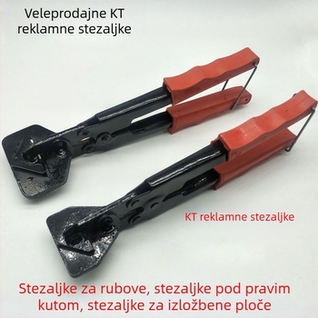 KT board klešta za rubove za okvire – rezanje 45°, savijanje kuta 90°, U-shaped male rubne klešta