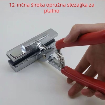 Klešta za napinjanje tkanine za križno šivanje, kromirana kliješta za platno, klešta za uljnu sliku