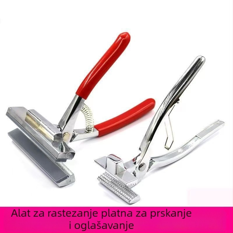 Klešta za napinjanje tkanine za križno šivanje, kromirana kliješta za platno, klešta za uljnu sliku