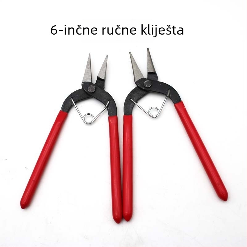 6-inčni DIY set klešta za nakit: klešta s ravnim nosom, klešta s okruglim nosom, klešta za prstenje i klešta s oštrim nosom