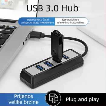 USB 3.0 hub, 4-portni USB proširivač za PC i laptop