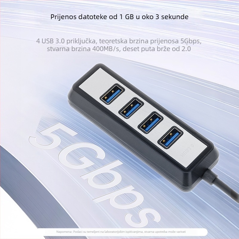 USB 3.0 hub, 4-portni USB proširivač za PC i laptop