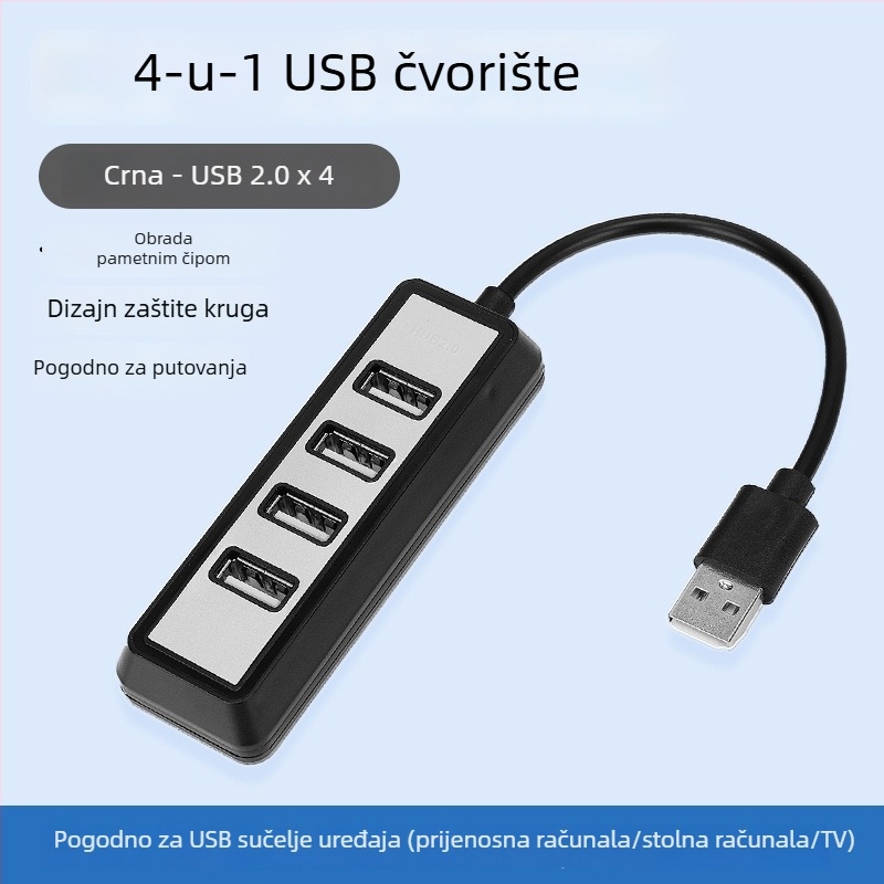 USB 3.0 hub, 4-portni USB proširivač za PC i laptop