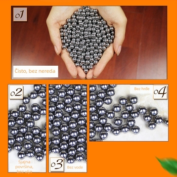 Čelične kuglice 7 mm, 8 mm, 8,5 mm i 9 mm, 5 kg paket za praćku i vanjsku upotrebu