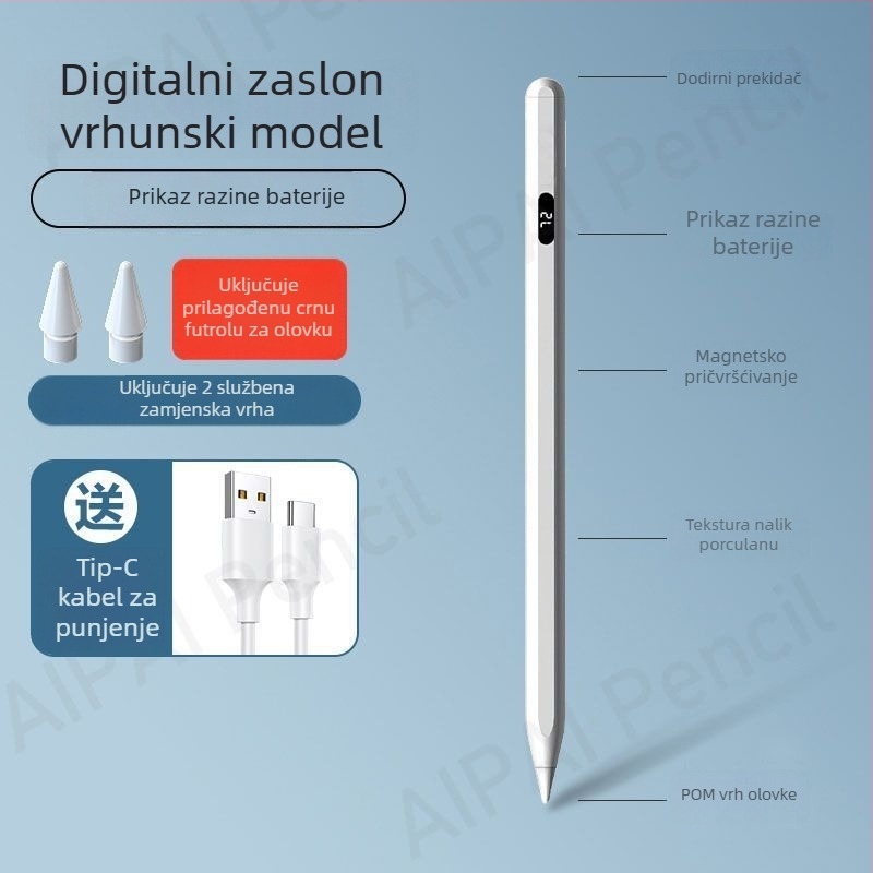 Kapacitivni stilus za Huawei MatePad i MatePad Pro; kompatibilan s Honor uređajima; univerzalni alat za pisanje