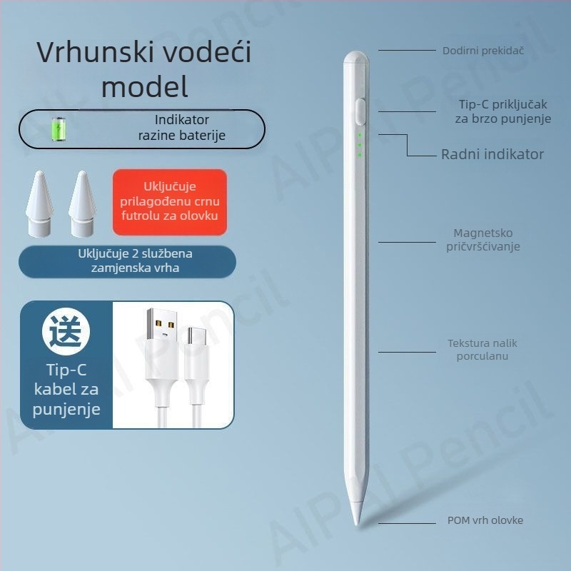Kapacitivni stilus za Huawei MatePad i MatePad Pro; kompatibilan s Honor uređajima; univerzalni alat za pisanje