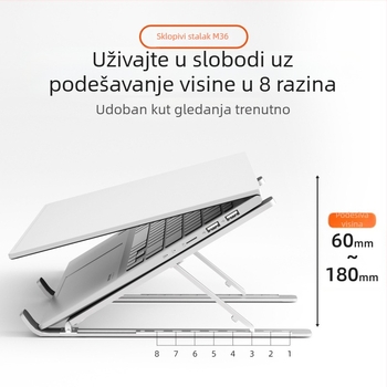 M3 serija aluminijski nosač za prijenosno računalo s hlađenjem