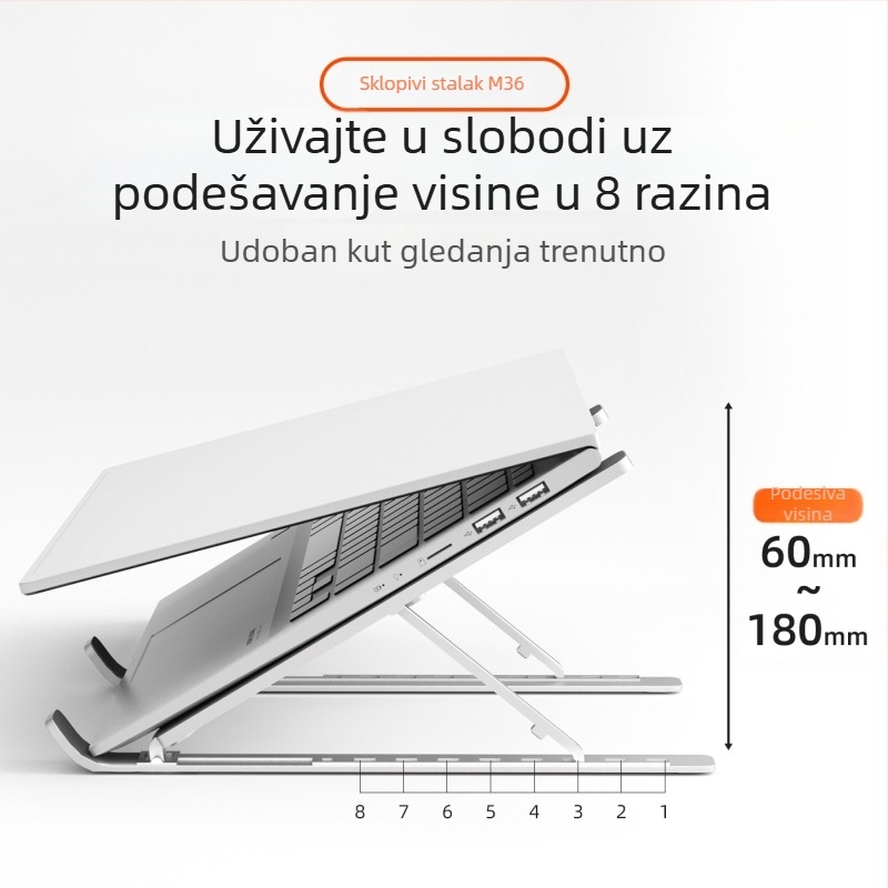 M3 serija aluminijski nosač za prijenosno računalo s hlađenjem