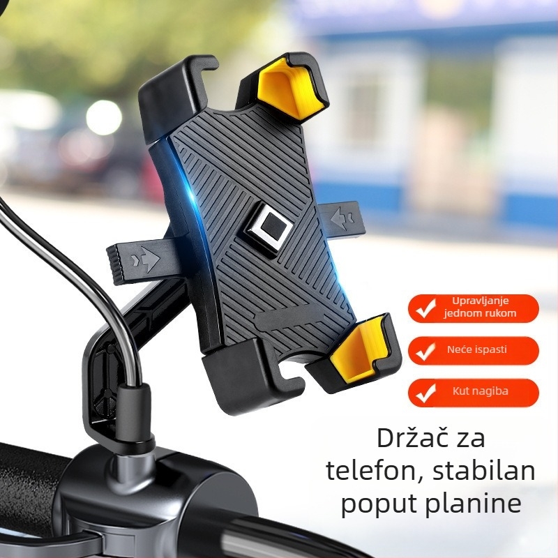 Novi držač za telefon za električni skuter, motocikl i bicikl sa kišobranom