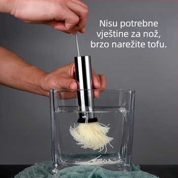 304 nehrđajući čelik, kalup za tofu u obliku krizanteme, kućna upotreba, okvir za tofu i nož za rezanje