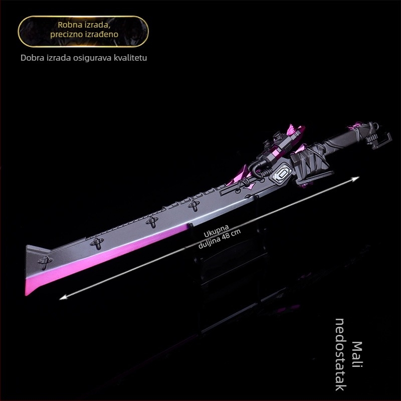 Metalni Shenlong nunchaku, nož s plamenom, Cold Front 26 – metalni ukrasni model