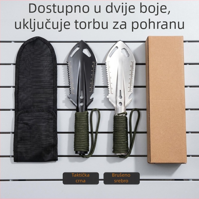 Vanjska višestruko funkcionalna vrtna lopata za kopanje povrća, tla i cvijeća