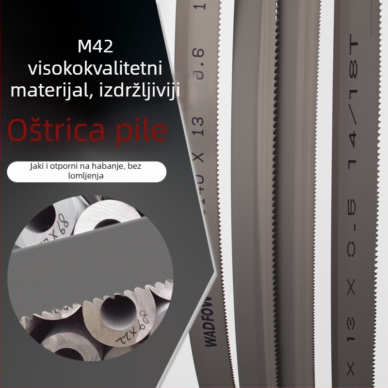 Bimetalna tračna pila M42 za strojno rezanje metala i armature, 1140 obujam