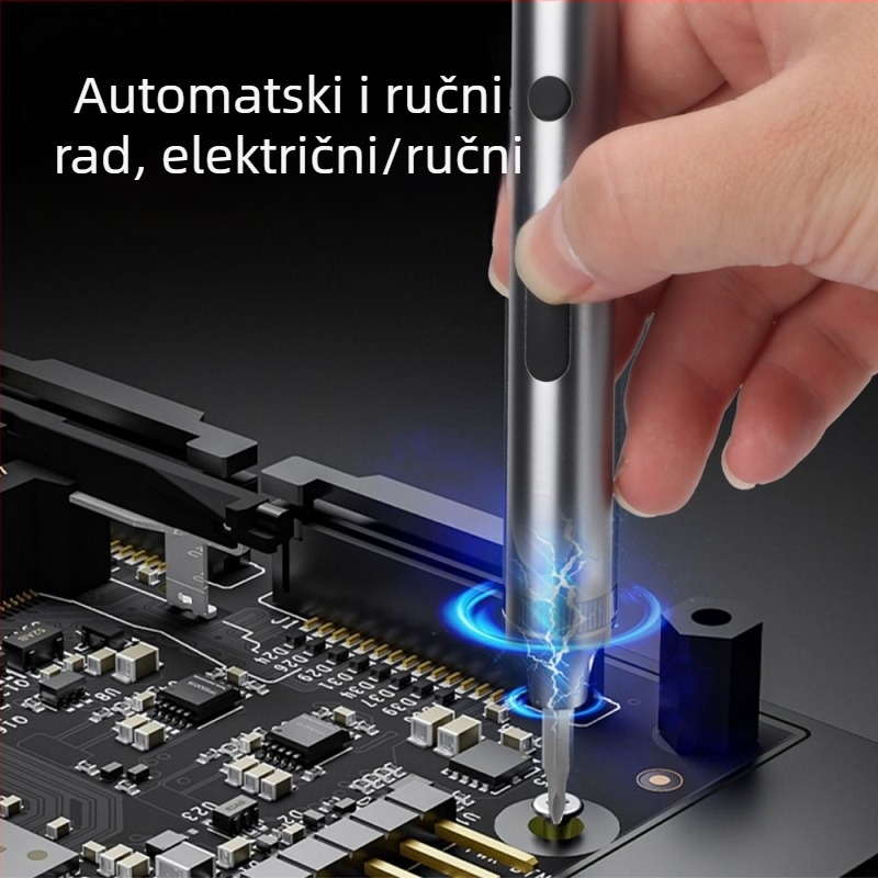 Diy punjiva električna odvijačka set — kompaktni višenamjenski kućni alat s S2 alatnim čelikom