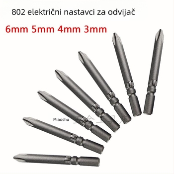 Phillips i Pozidriv šraf-biti za električne bušilice, duljina 60 mm