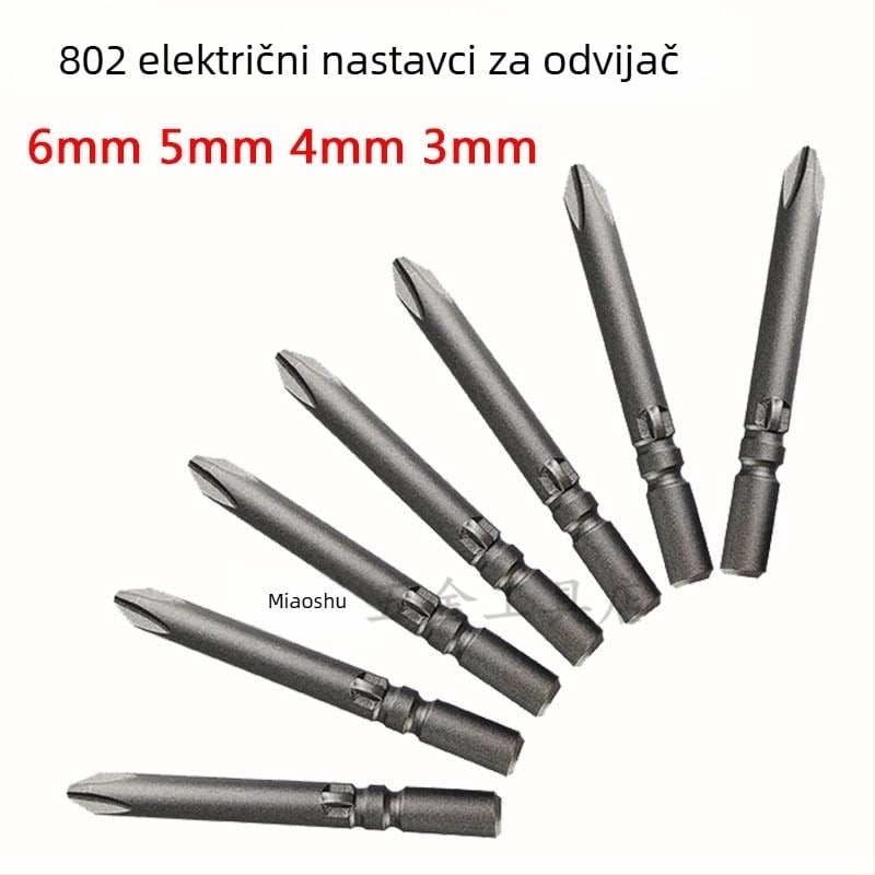 Phillips i Pozidriv šraf-biti za električne bušilice, duljina 60 mm