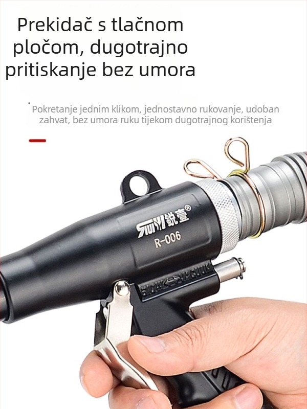 Pneumatski pištolj za prašinu – dvostruka funkcija usisavanja i puhanja za industrijsku upotrebu