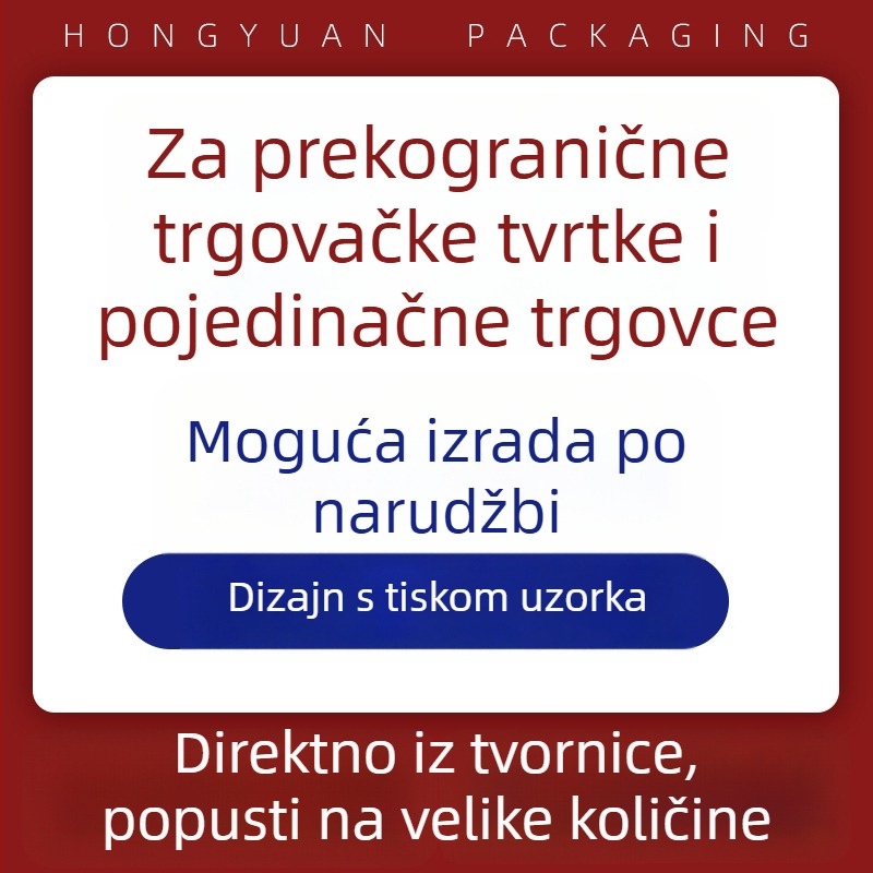 Ručna torba od perlatnog filma s šarenim printom cvijeća i trave, dar torba s četiri prsta (OPP vrećica)