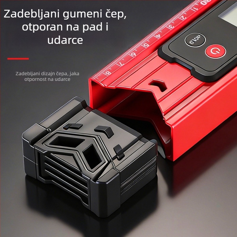 Visoko precizan magnetski digitalni libel s velikim zaslonom, profesionalne klase, otporna na padove, izrađena od debele aluminijske legure