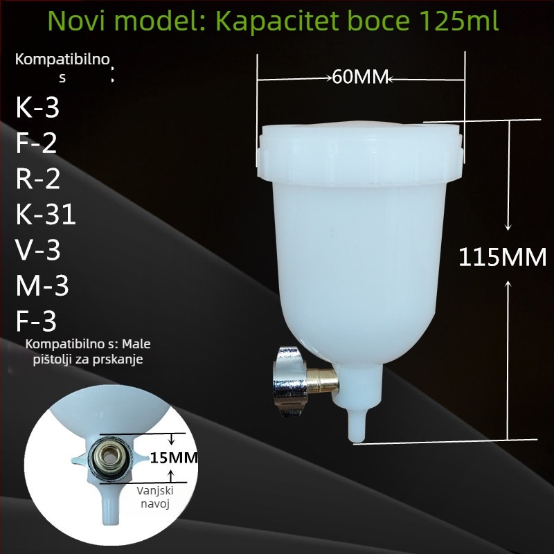 S-710 Plastični gornji spremnik za pneumatski pištolj za bojenje W-71, W-101, W-77, F75