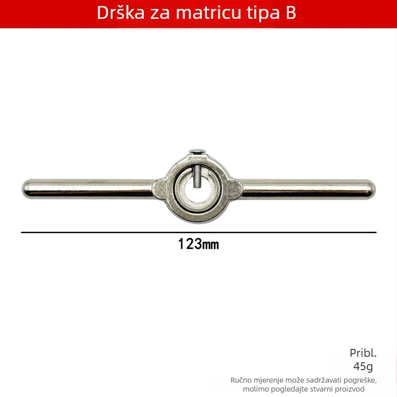 Set za navoj: ručni alat za tap i die, mali ručni set alata
