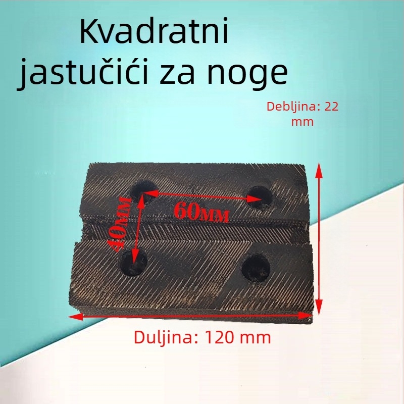 Gumene podloge za noge automobila – podloške za dvostupni dizalica, kružne i pravokutne, Oxford gumena podloga
