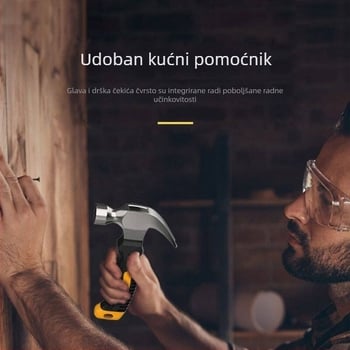 DIY mini čekić s kandžom – čekić za drvoslje, tijelo od karbonske čelika, sve-u-jednom izdvajanje noktiju, mali kućni čekić