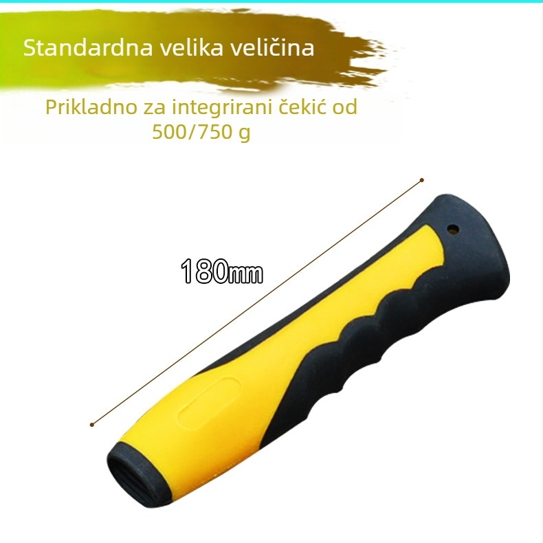 Jednodelna zaštitna navlaka za čekić s protukliznom gumom i debelim držajem