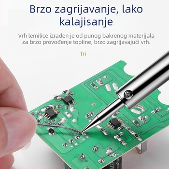 Huanghua 660 električna lemilica, dugotrajna bezolovna, industrijske klase alat za zavarivanje s vanjskim zagrijavajućim vrhom