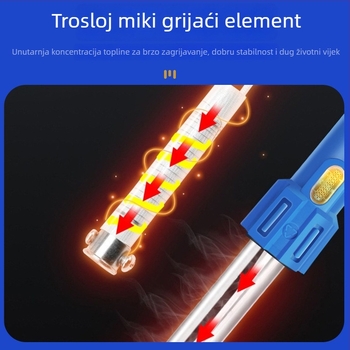 Huanghua 660 električna lemilica, dugotrajna bezolovna, industrijske klase alat za zavarivanje s vanjskim zagrijavajućim vrhom
