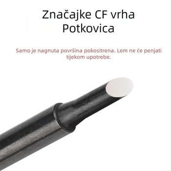 936 Lemilna vrh, potkovastog oblika, CF serija, 42 mm, 60 W, 200–480°C, bez olova, bakrena elektroplatirana legura