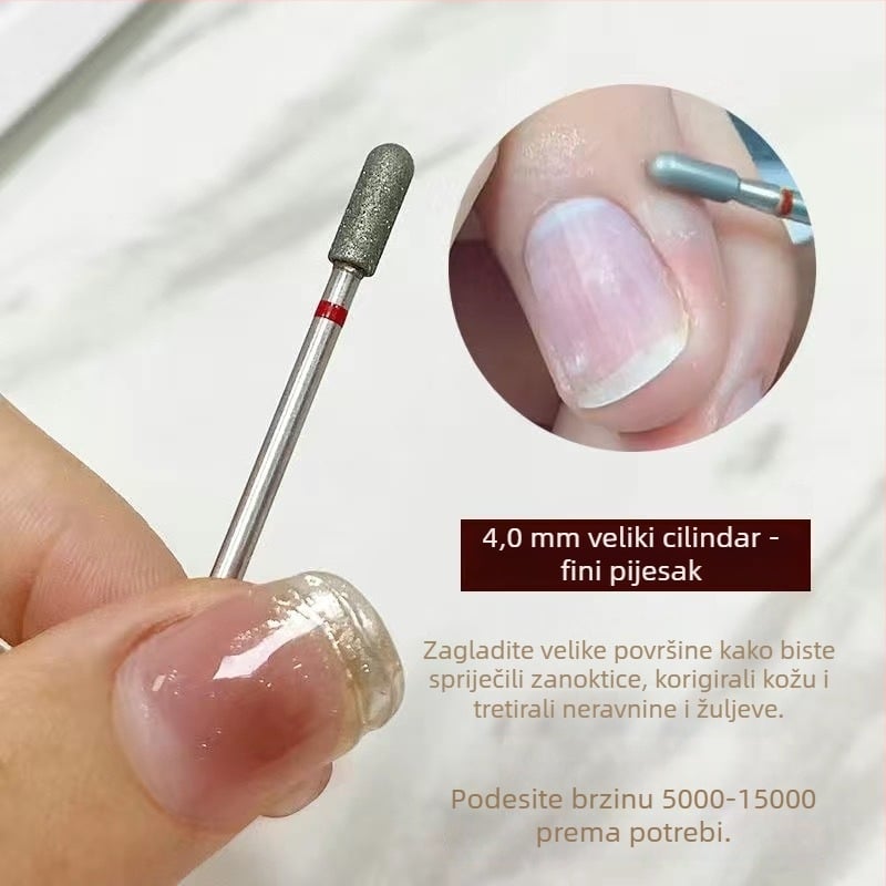 Ruski stil predobrada glava za brušenje za alate za manikuru – set dijamantnih glava