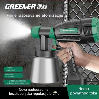 Green Forest električni sprej za boje — sve-u-jednom sustav za boje od pravog kamena i latexa, kompaktno za automobil