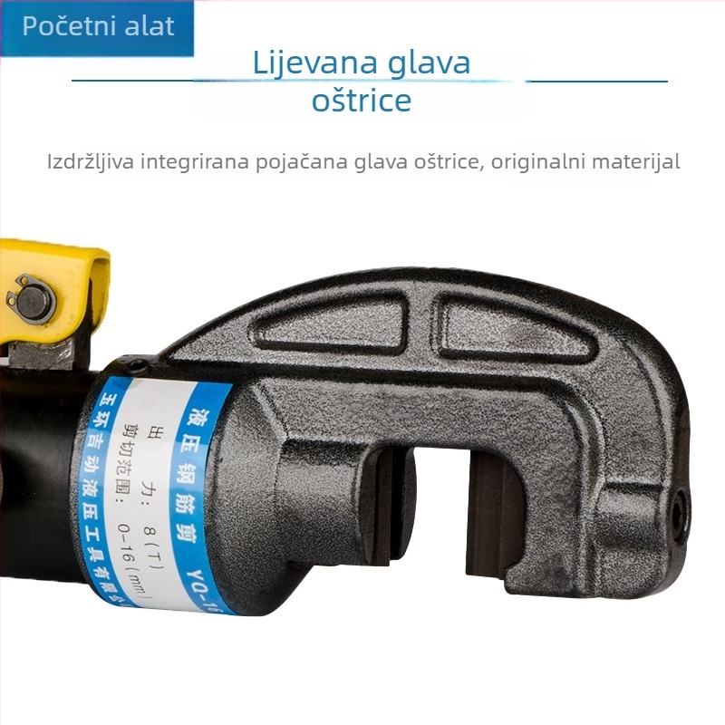 Ručni hidraulični integralni rezač za armaturu YQ-16, kompaktnog preciznog rezanja
