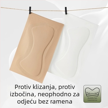 Grudnjak bez naramenica, nevidljiv protiv klizanja, ljetni tanki model za djevojčice u dobi 9–13 godina