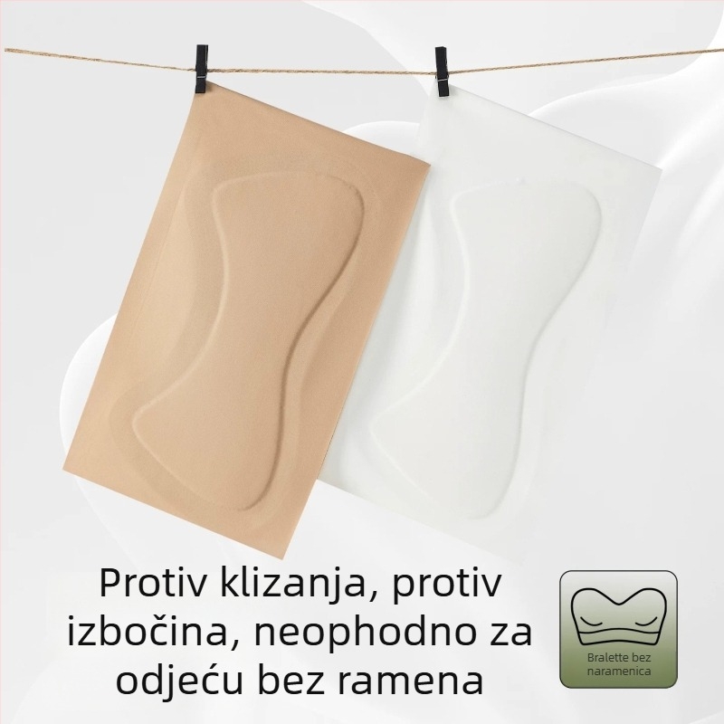 Grudnjak bez naramenica, nevidljiv protiv klizanja, ljetni tanki model za djevojčice u dobi 9–13 godina