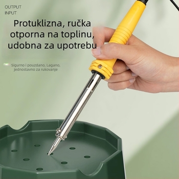 Alat za bušenje rupa u loncima s električnom lemilicom i pištolom za topljeno ljepilo, plastična ručka, ručni kućni alat